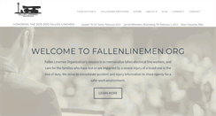 Desktop Screenshot of fallenlinemen.org